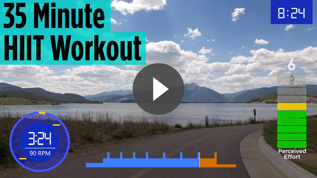 Free 35 Minute Indoor Cycling HIIT Workout Tour America Cycling